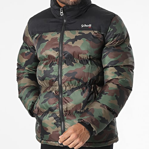 Doudoune Utah Vert Kaki Camouflage