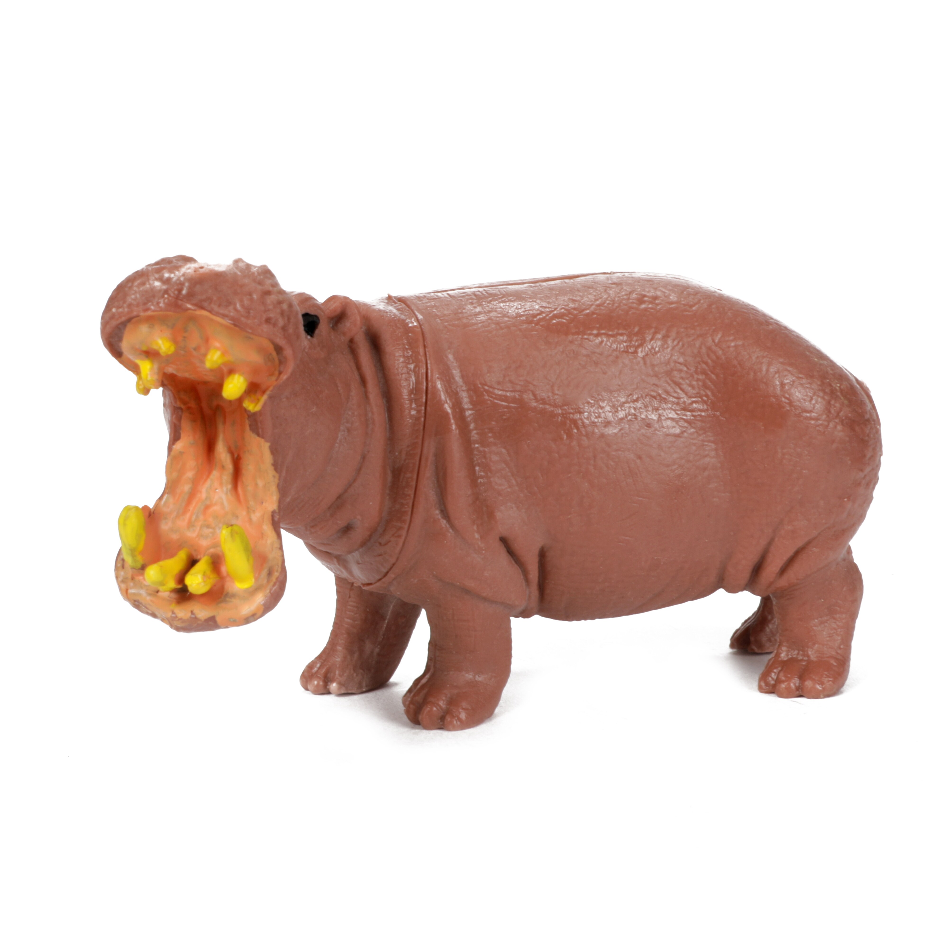 Toi-Toys - Animal World Tierfiguren - 5 Wilde Tiere (Tiger, Löwe, Nilpferd, Elefant, Giraffe, Gorilla)
