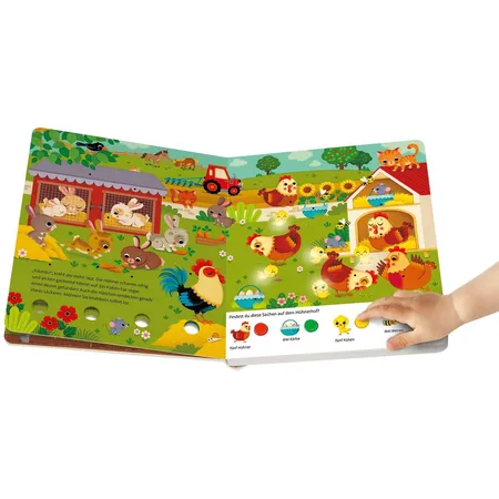 Ravensburger Lichter-Wimmelbuch: Auf dem Bauernhof