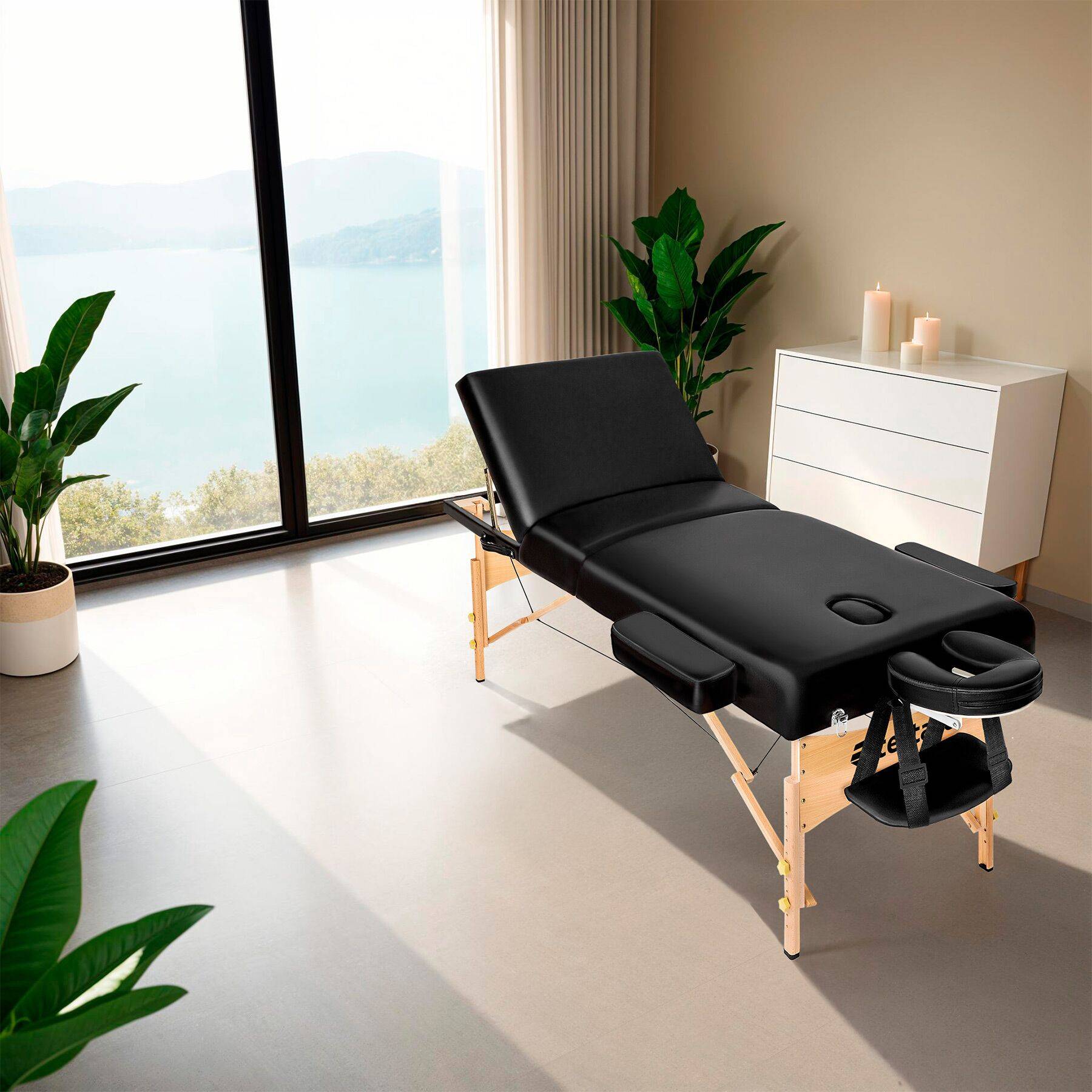 3 Zonen Massageliege-Set