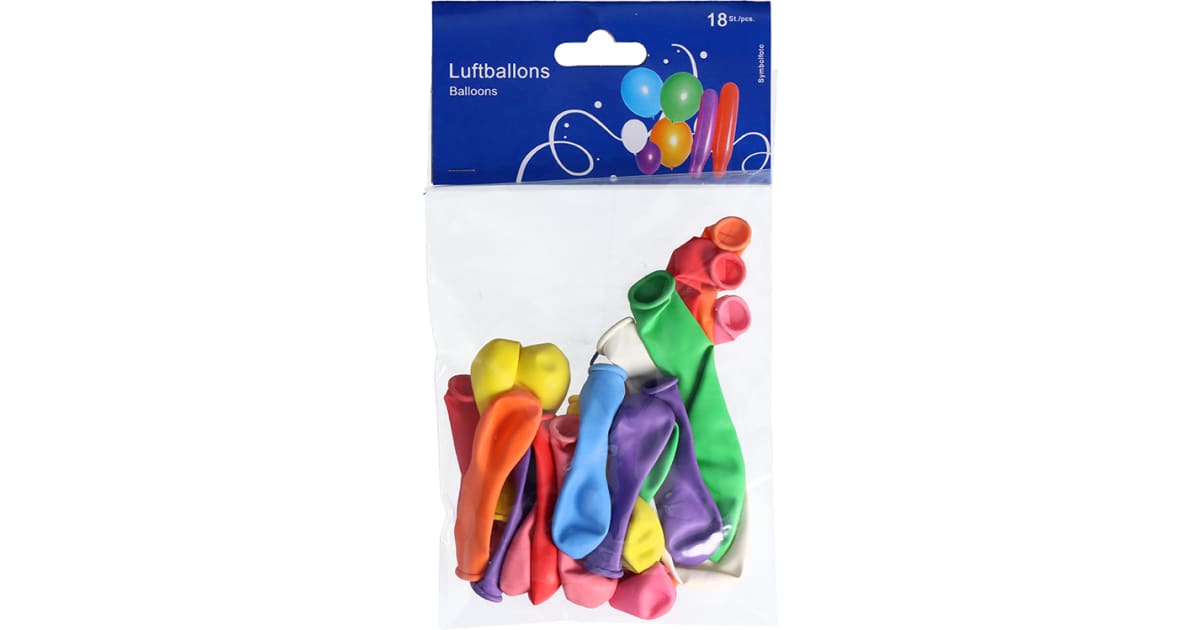 Ballons sortiert