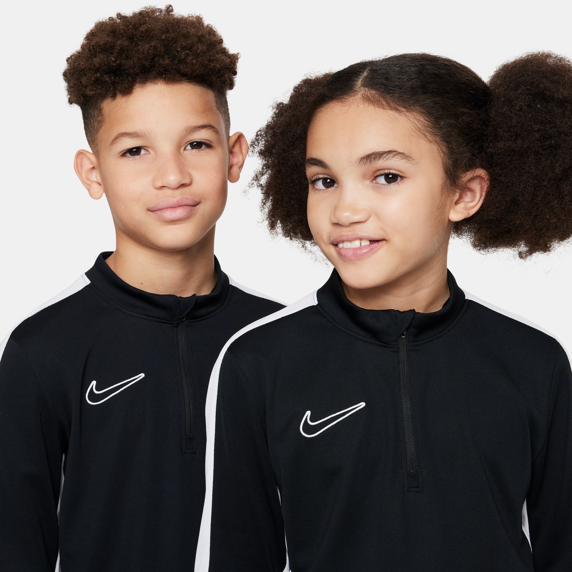 Dri-FIT Academy23 Football 1/2-Zip Junior 010/Black/White/White