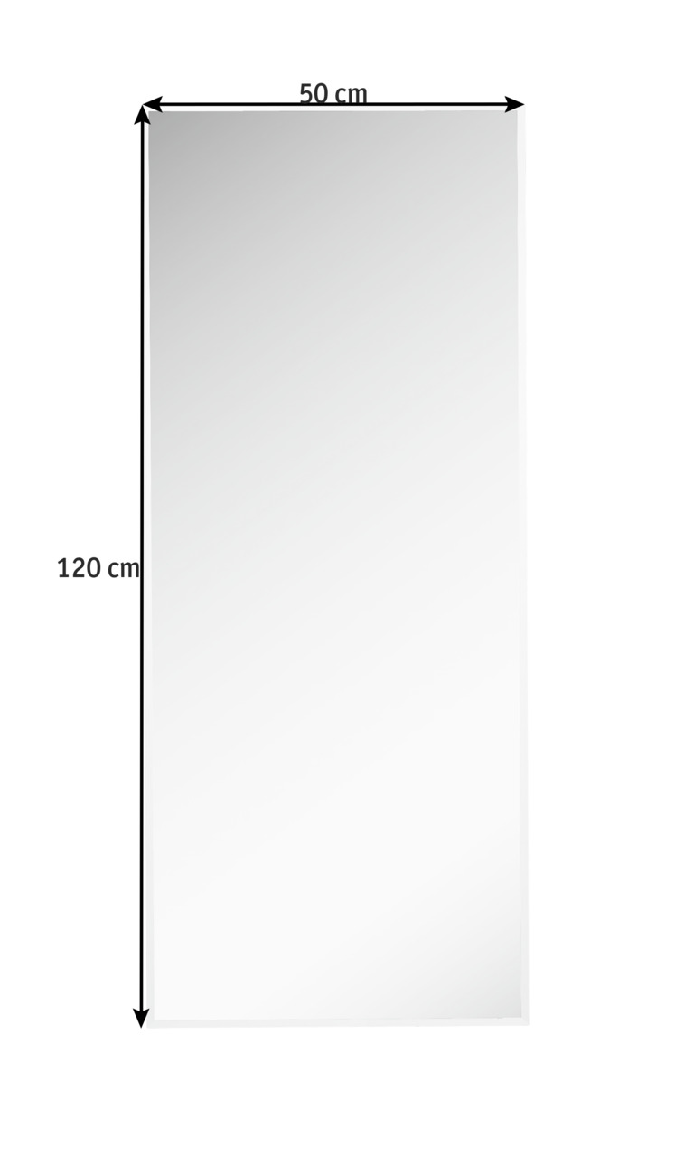 BOXXX Facettenspiegel ca. 50x120 cm CRYSTAL