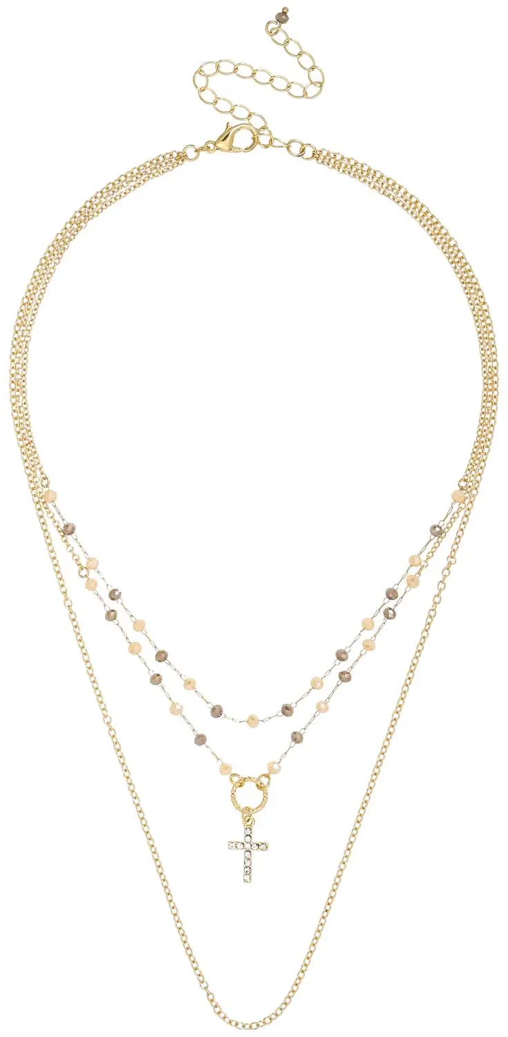 Layering Kette - Gleaming Cross