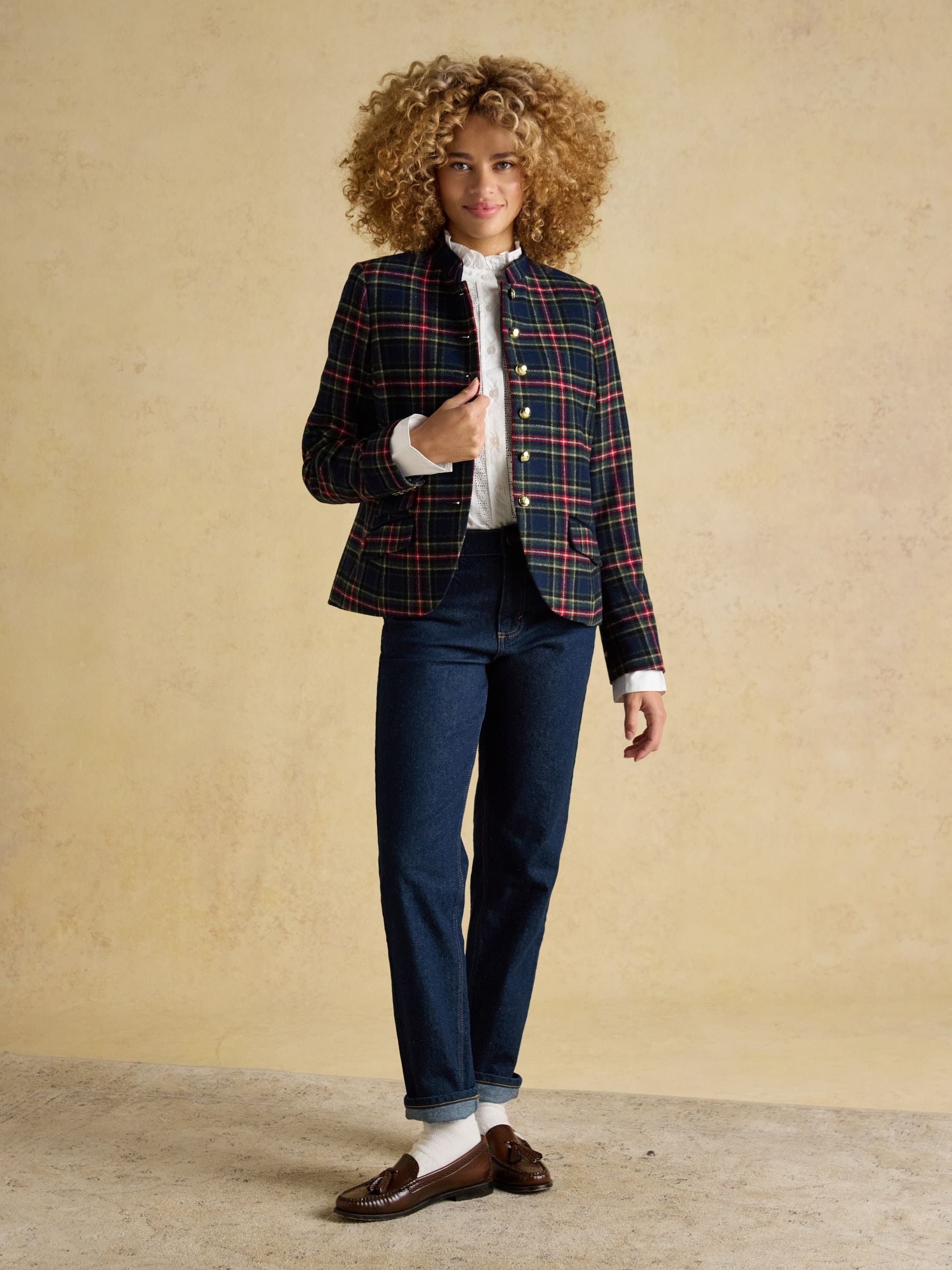 Denim - Joules jeans met halfhoge taille