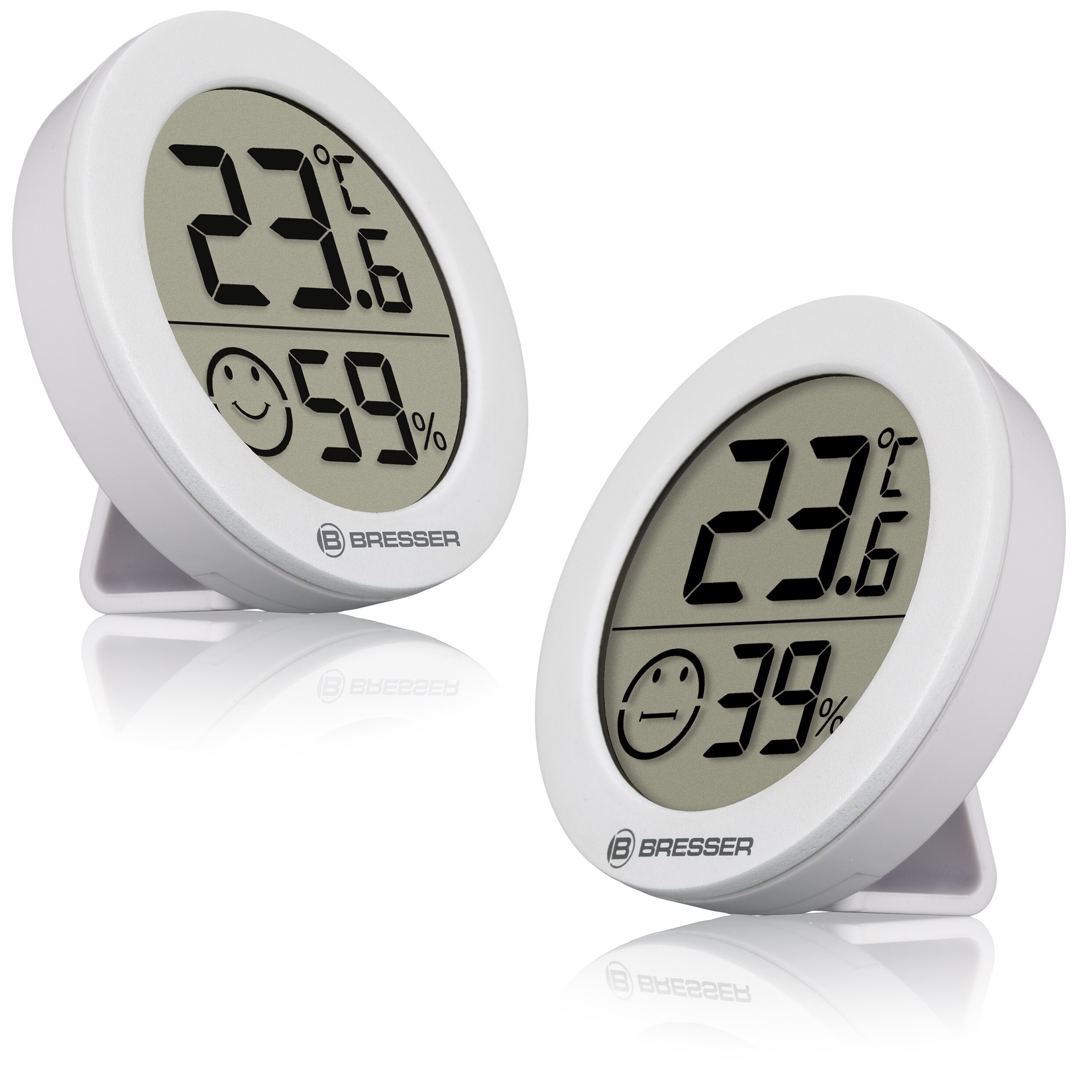 BRESSER Thermo-Hygrometer Smile 5er-Set