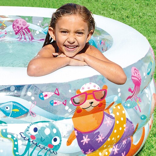 Piscina inflável Intex com aquário, 152x56cm - 360 litros
