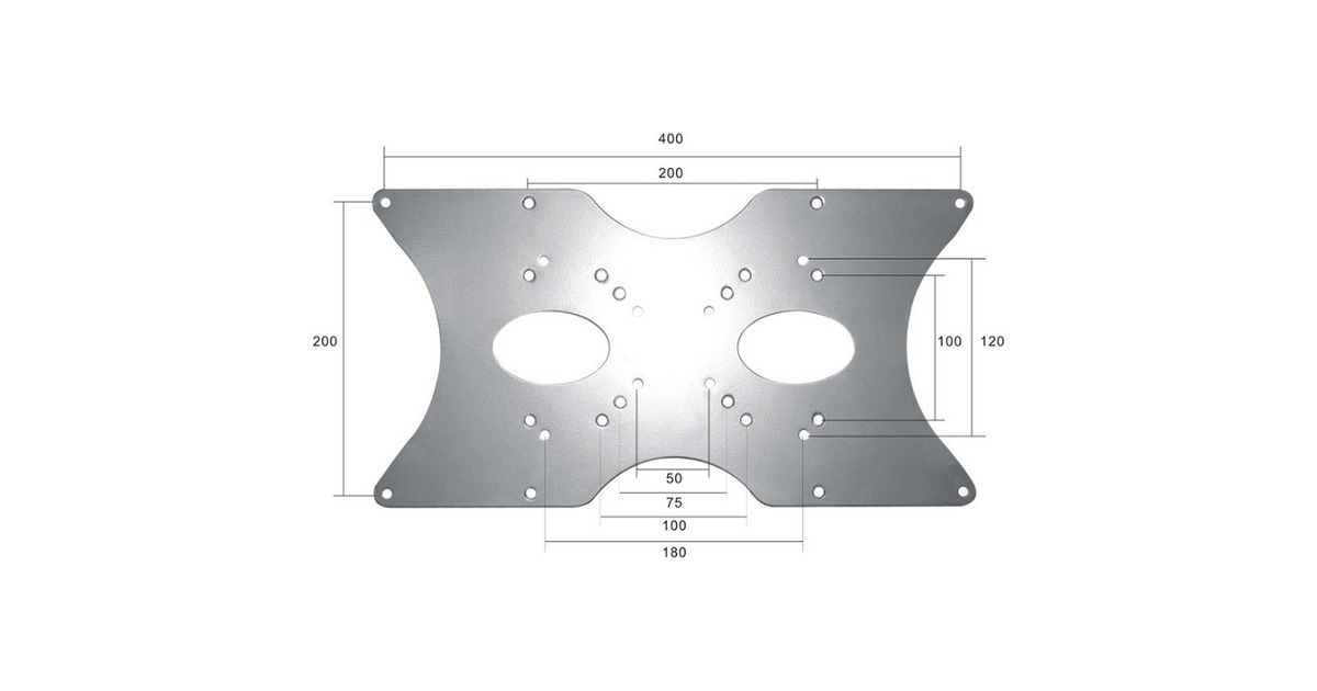 NeomountsFPMA-VESA400 adapter  (Zilver,  tot 35 kg, Retail)