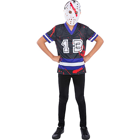 Halloween zombie fodboldspiller kostume str. 128