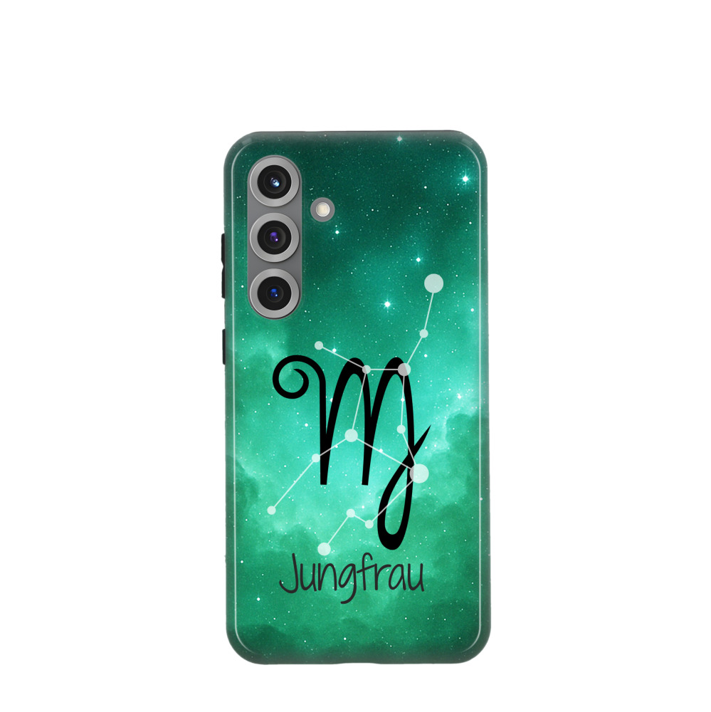 Samsung Galaxy S25 Plus Hybrid (Kunststoff / Gummi) Hülle Jungfrau 2 - Grün