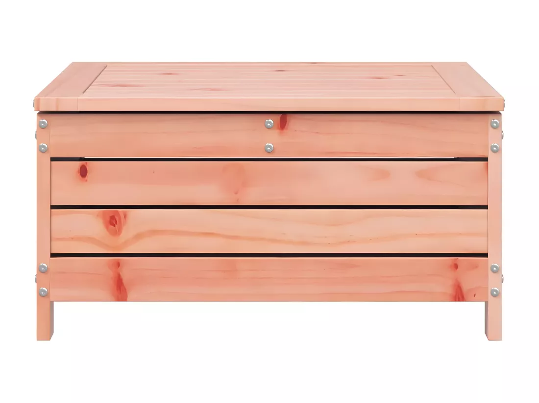 Repose-pied de jardin 62x63,5x32 cm bois massif de douglas