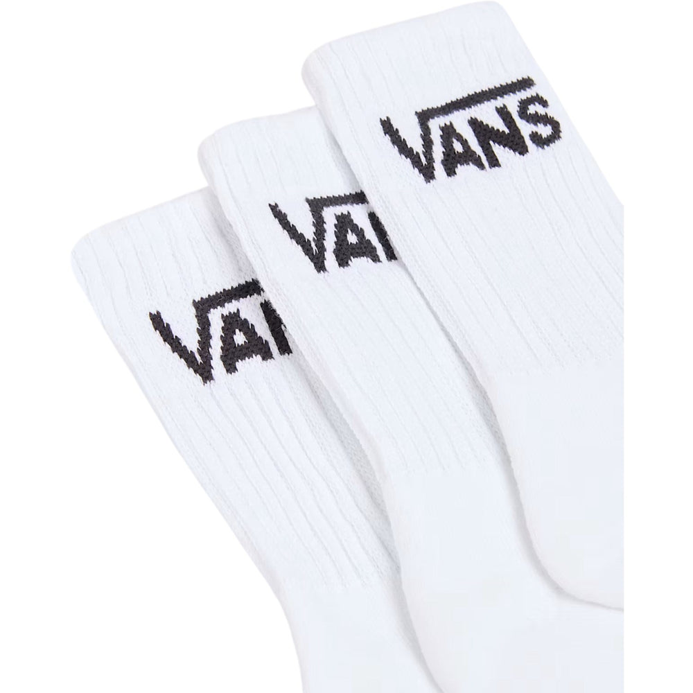 Køb VANS White Classic Crew Strømper 3-Pak