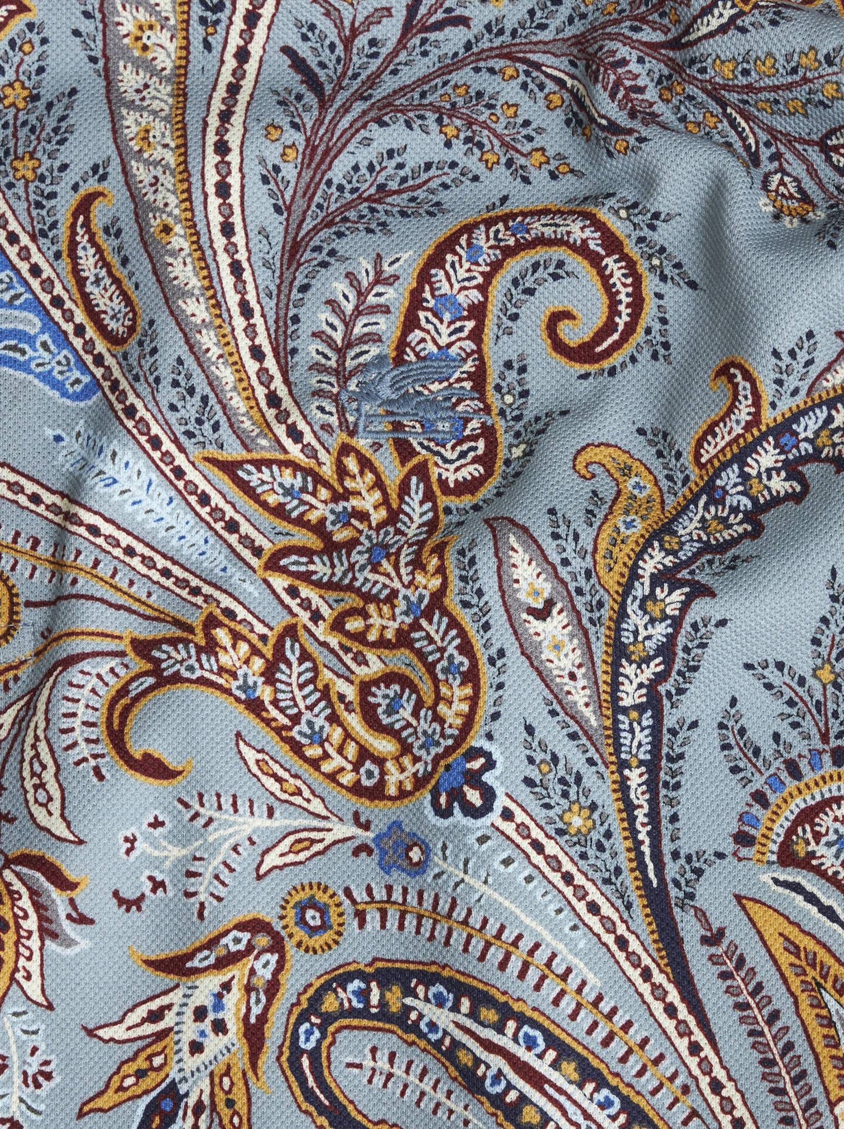 Etro| Herren Poloshirt mit Paisleymuster Regular Fit