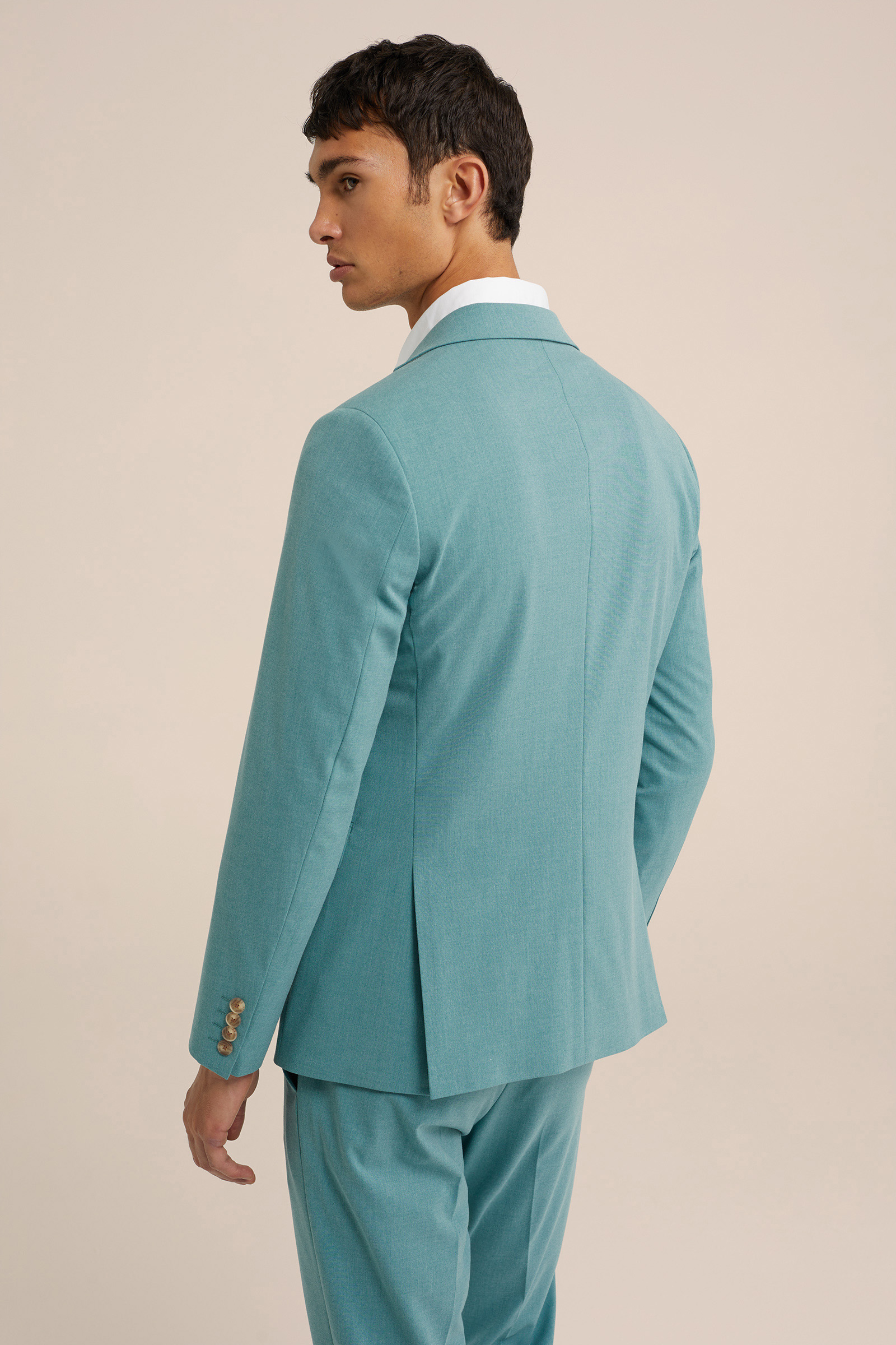 slim fit blazer Fundamentals Groenblauw