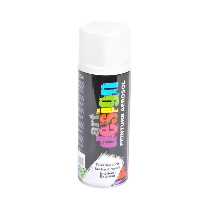 BOMBE DE PEINTURE MULTI SUPPORTS 400ML BLANC MAT