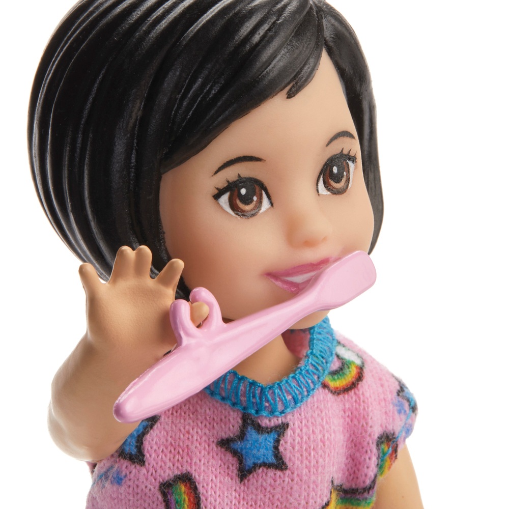 Barbie Skipper Babysitter-Spielset mit Puppe und Zubehör