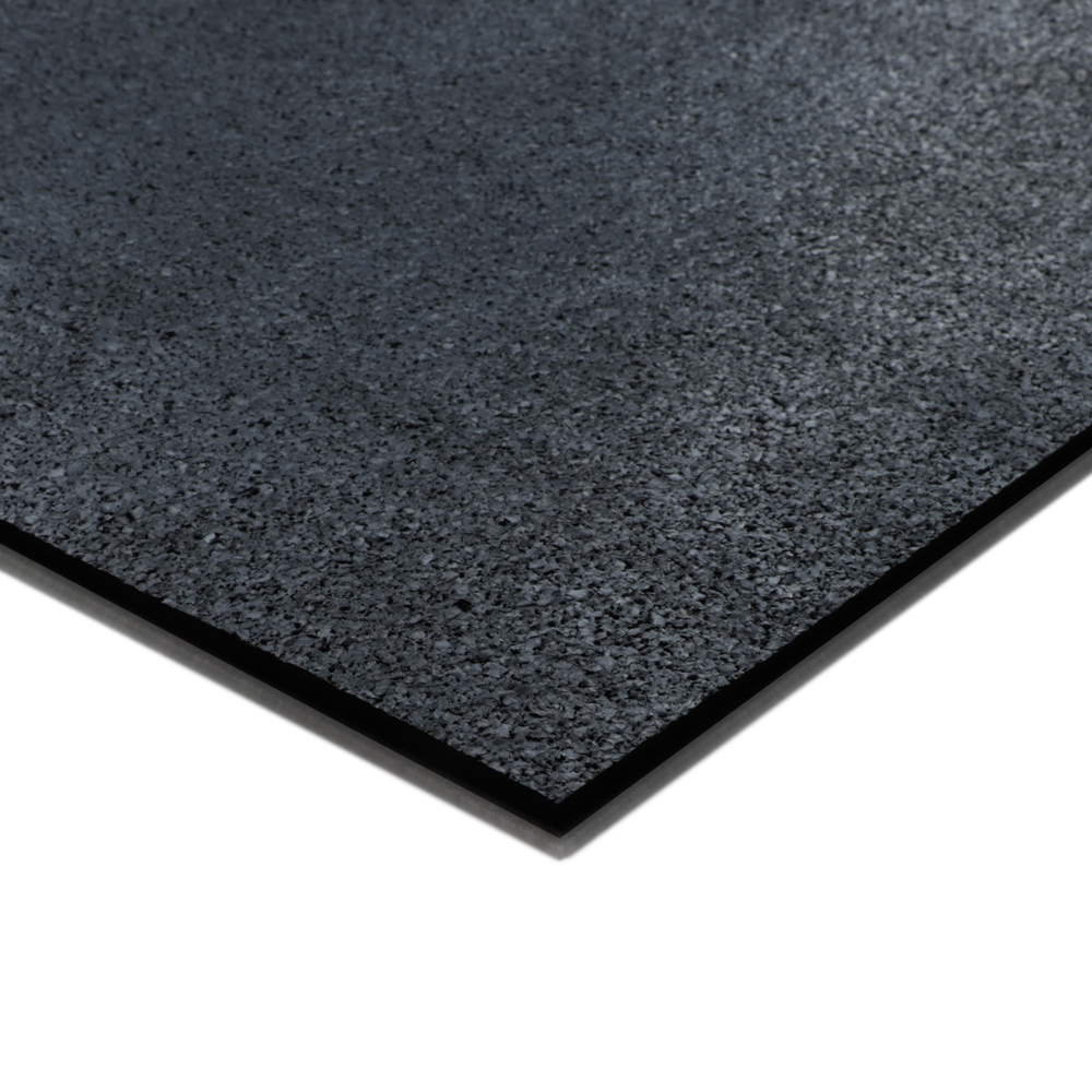 Tapis caoutchouc recyclé en rouleau - plat 3 mm - largeur 120 cm