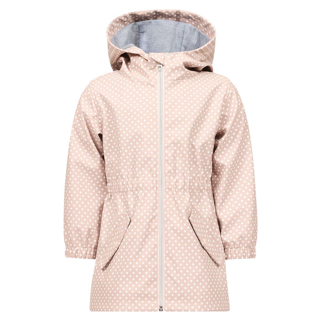 Dots Regnkåpe med fòr