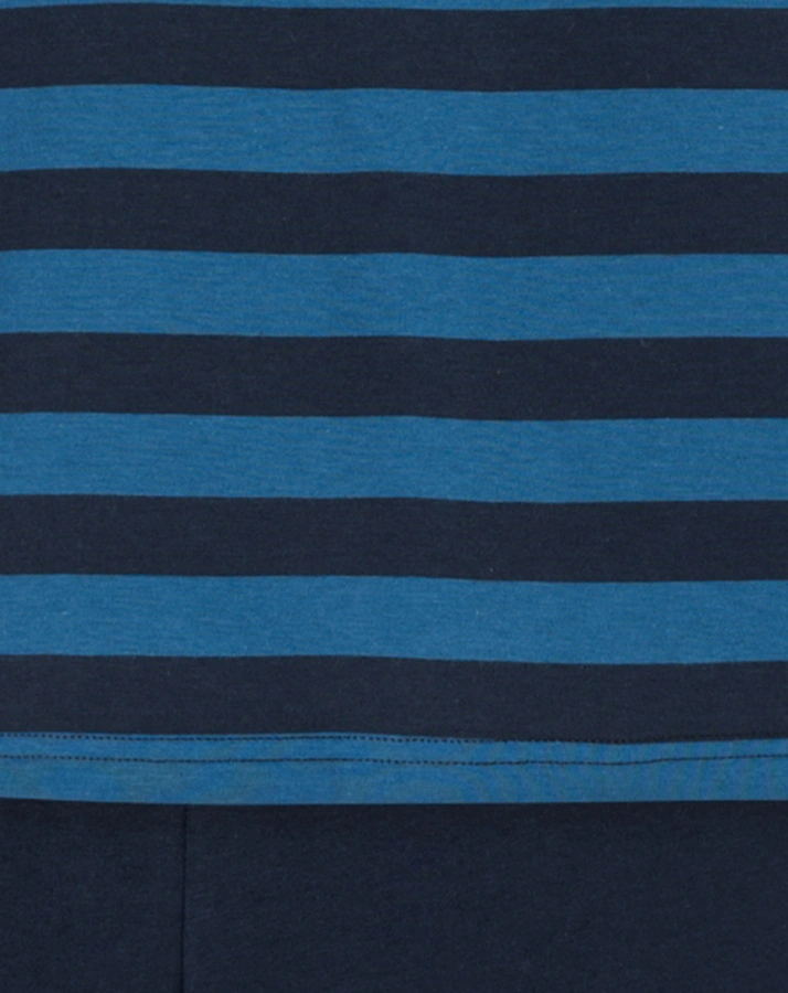 Schlafanzug kurz TEEN STRIPES in blau