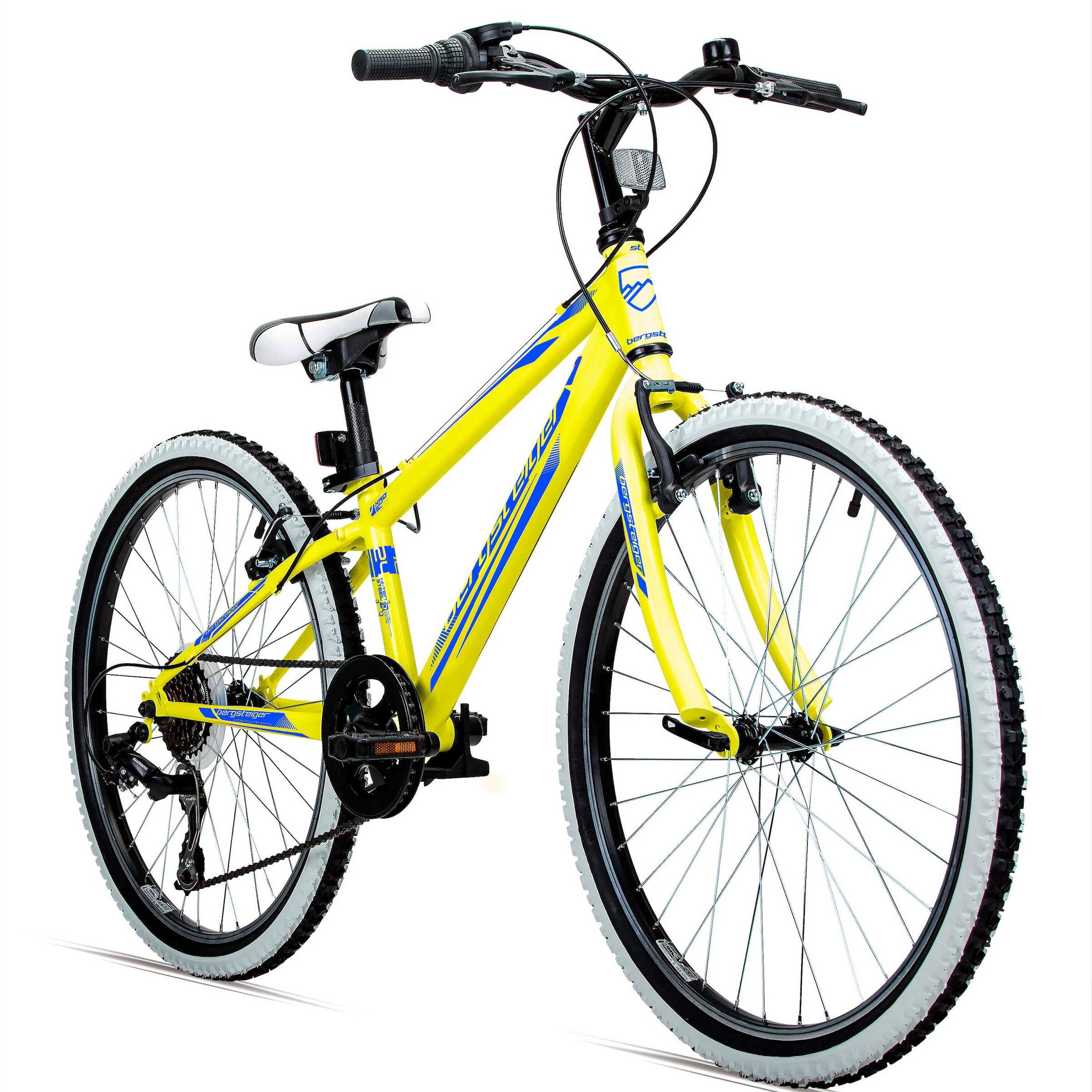 Bergsteiger Mountainbike Kansas 24 Zoll | neongelb