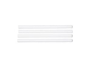 Sugerør Ø13x220 mm uden knæk Bionedbrydelig Papir Hvid,100 stk/ps - (100 stk.)