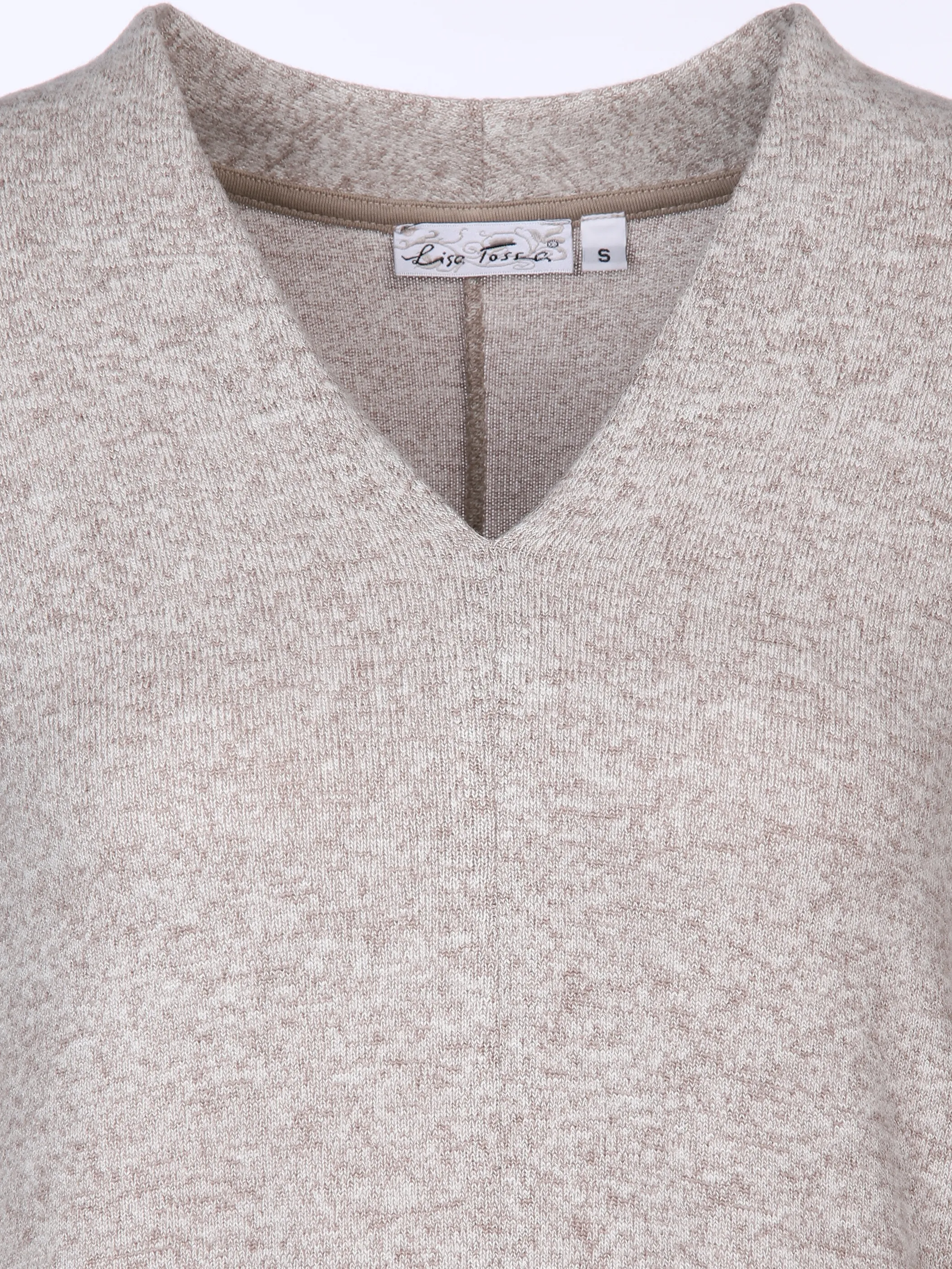 Damen Flauschshirt in melierter Optik