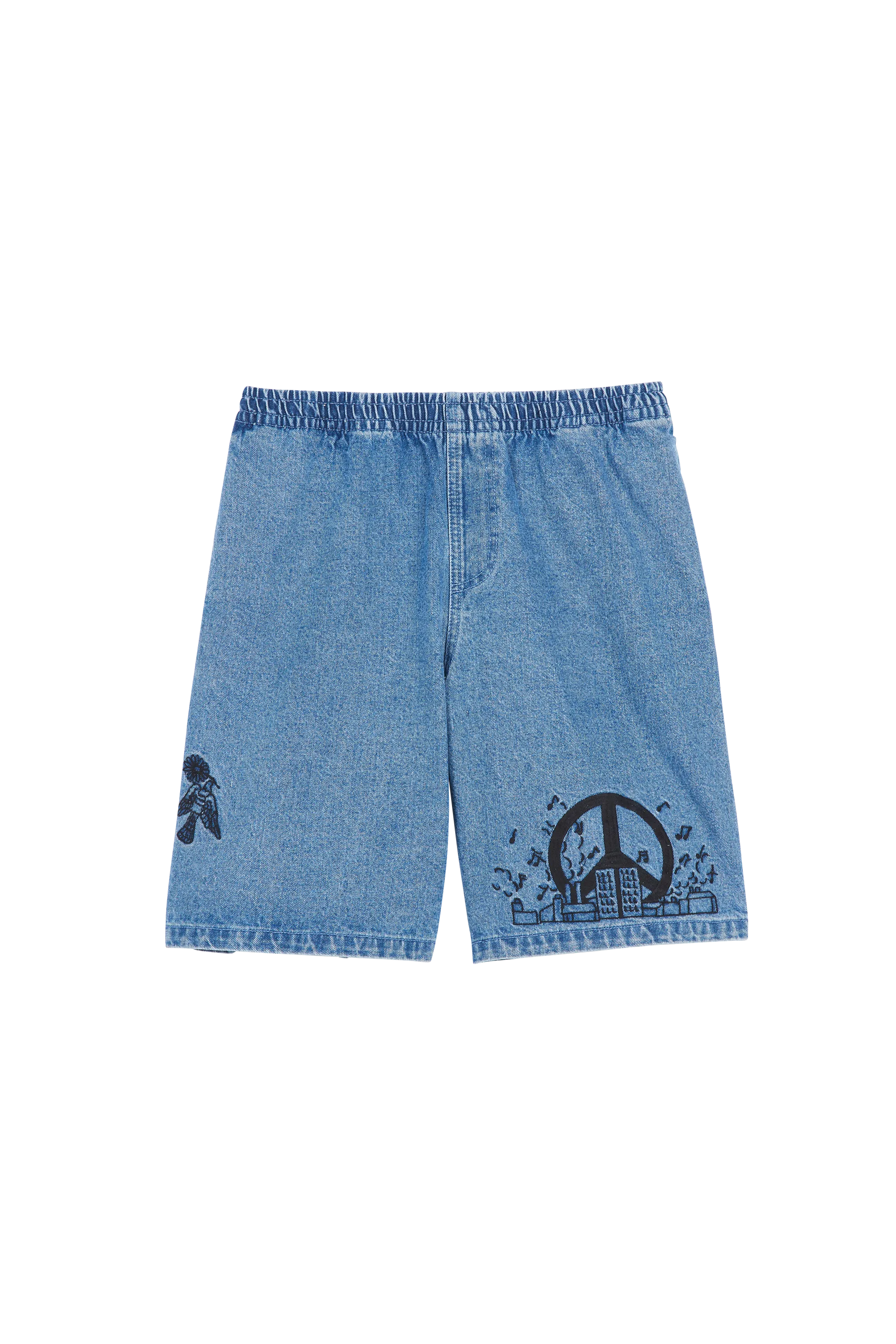 OBEY Short EASY DENIM NOISE SHORT Bleu