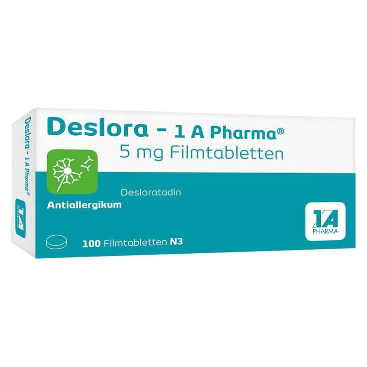 Deslora – 1 A Pharma® 5 mg Filmtabletten, 100 St