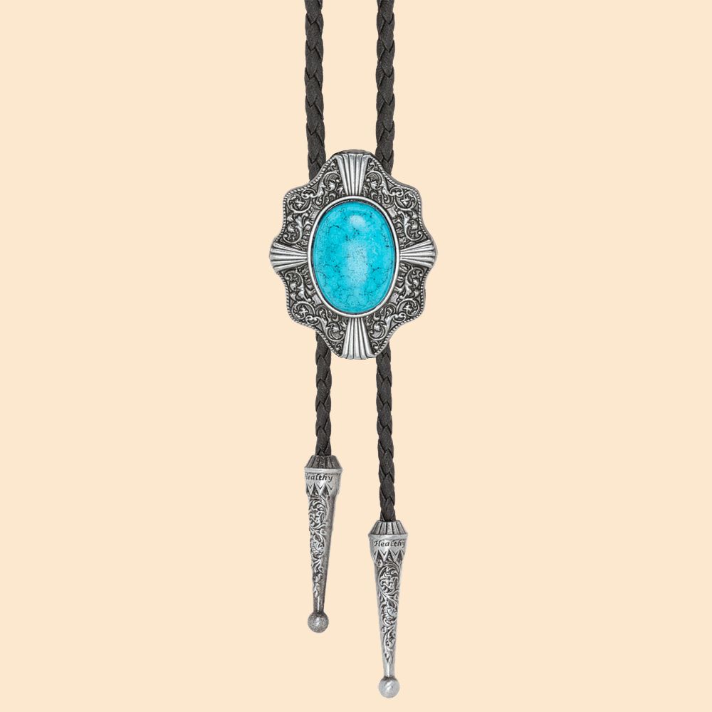 Stars & Strips Western Bolotie turquoise
