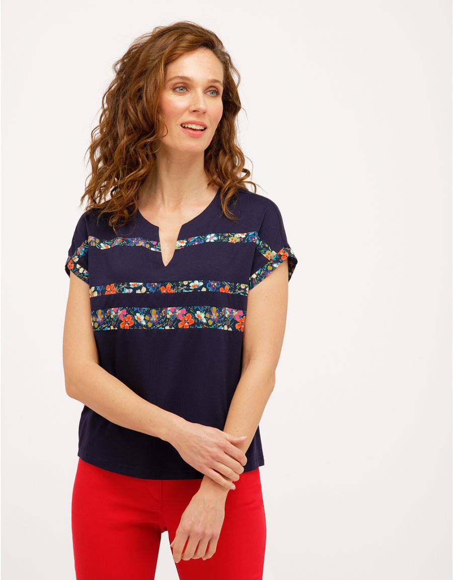 T-shirt bleu marine