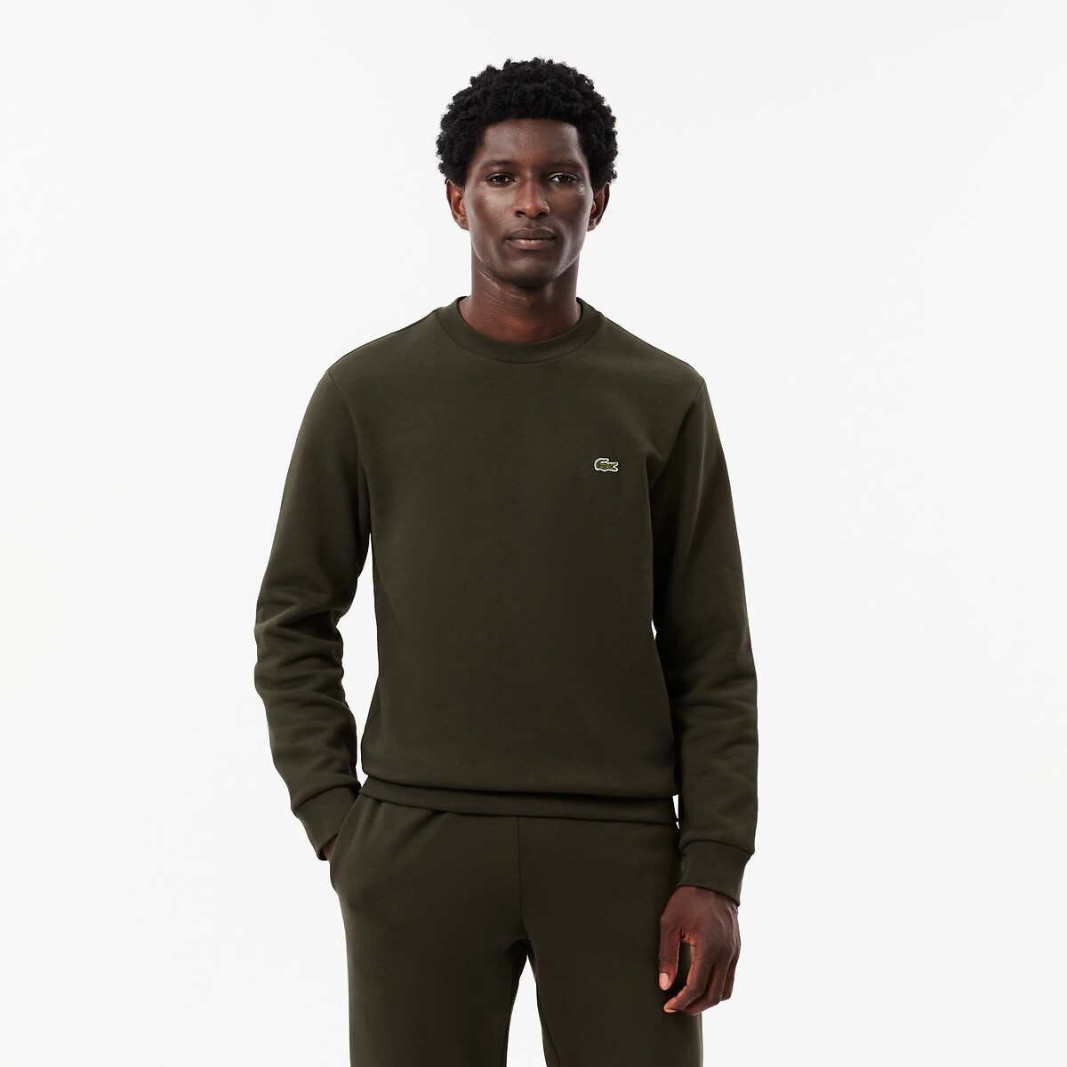 LACOSTE<br>Suéter de gola redonda