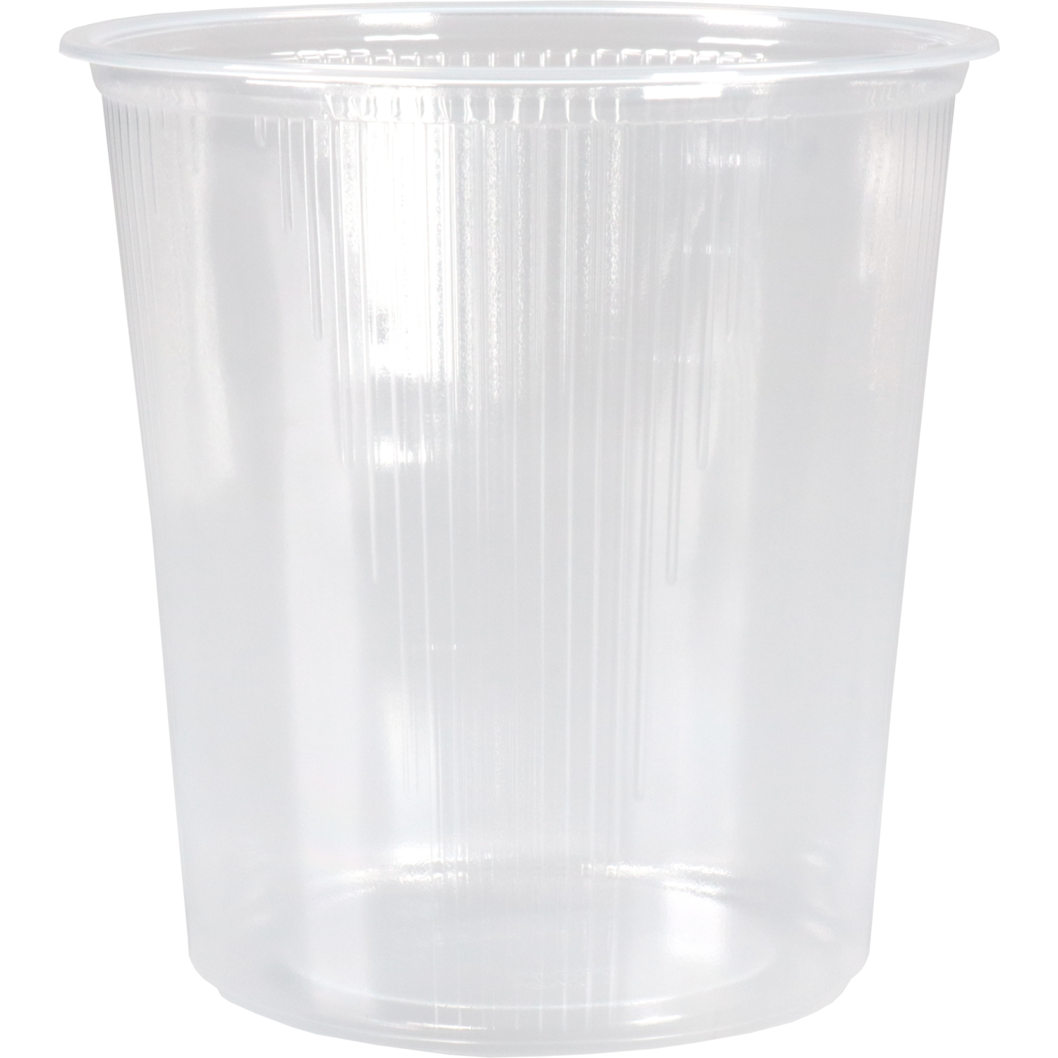 Bak, PP, 500ml, Ø101mm, 103mm, transparant