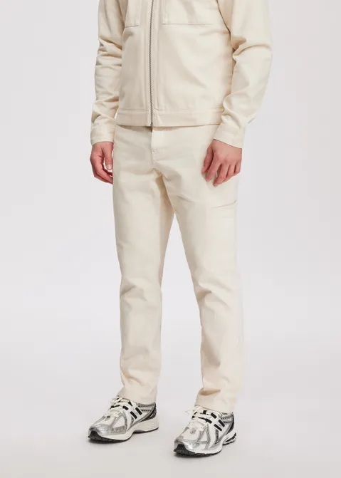 Dash twill broek off-white (CREME)
