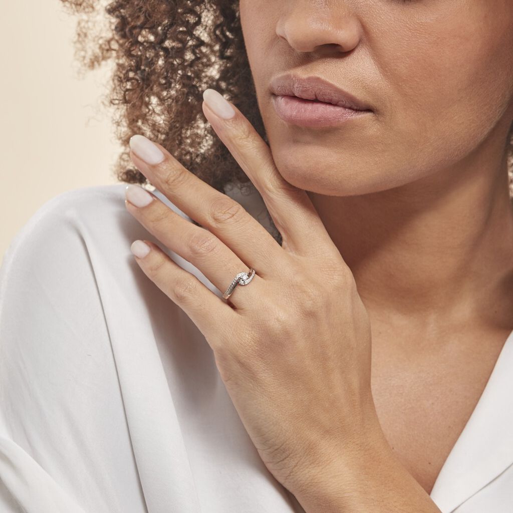 Bague Solitaire Vassilissa Or Blanc Diamant