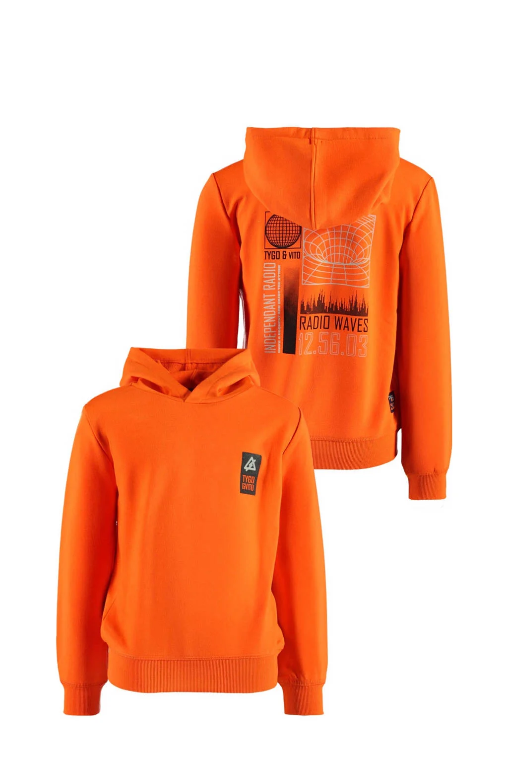 TYGO & vito hoodie oranje