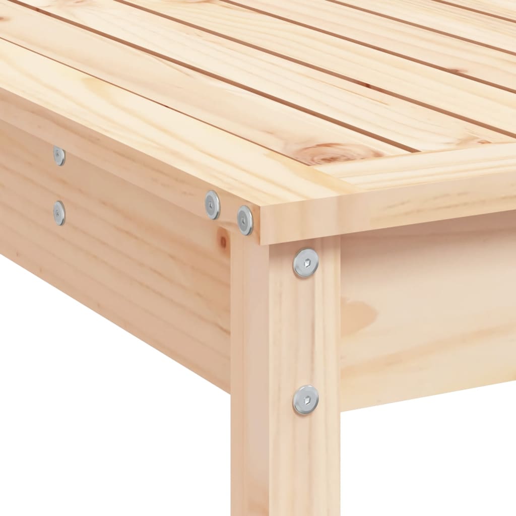 Ensemble de bar de jardin 7 pcs bois de pin massif