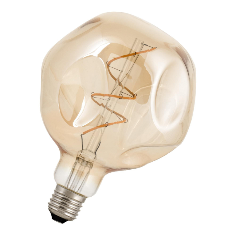 Flinders Big Baby LED Filament lichtbron E27 3W 2000K goud dimbaar