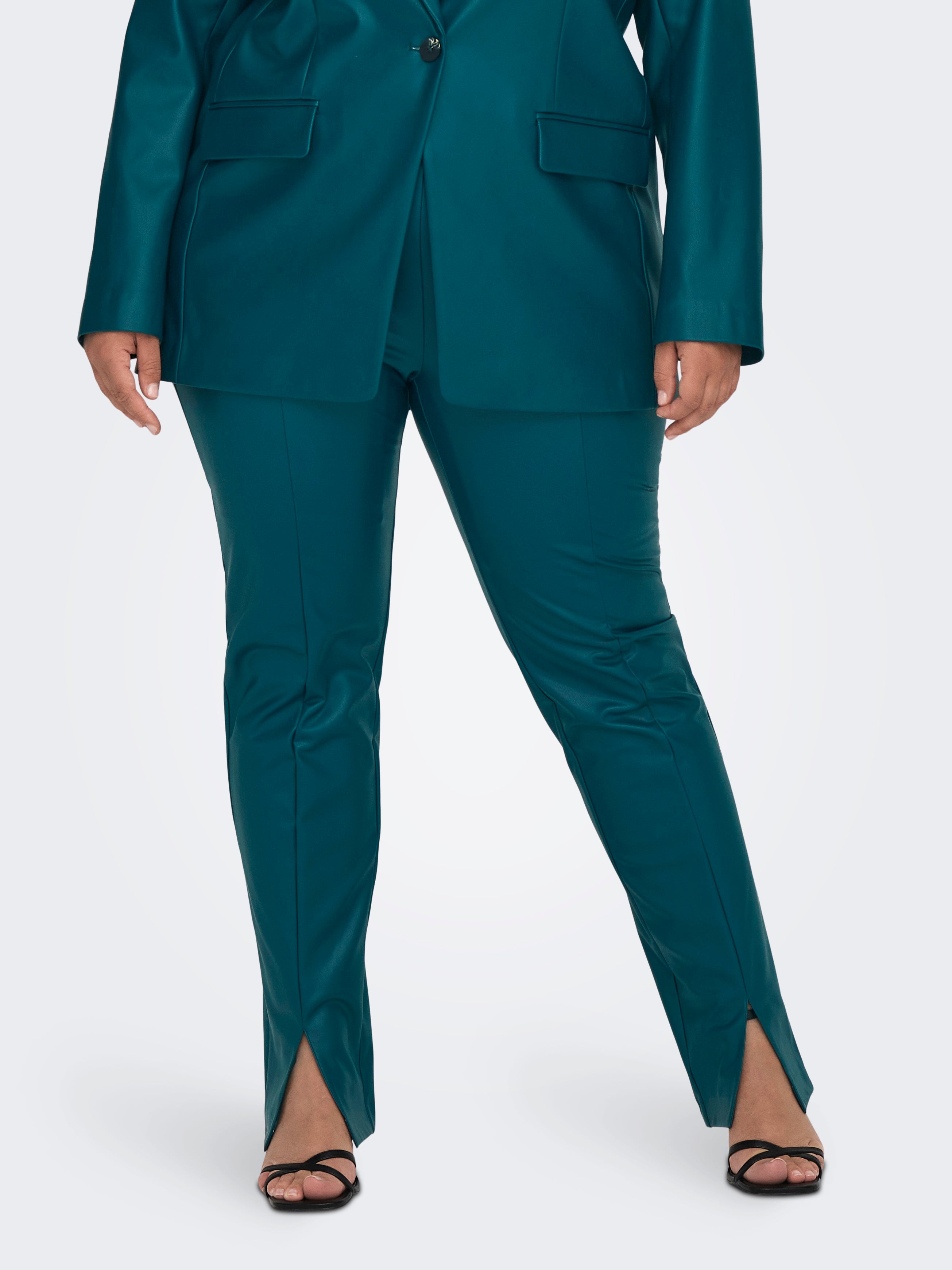 CARPAPAYA Mittlere Taille Slim Fit Leggings Dark Sea