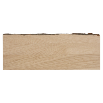Duraline wandplank eikenfineer met schors 60x23,5 cm 38 mm
