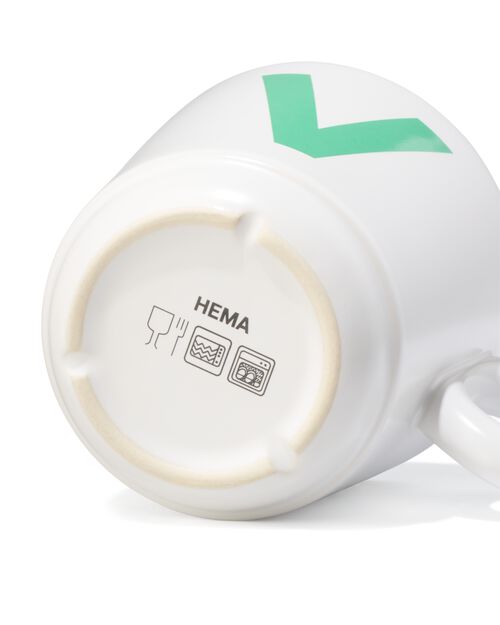 mug 280ml lettre V