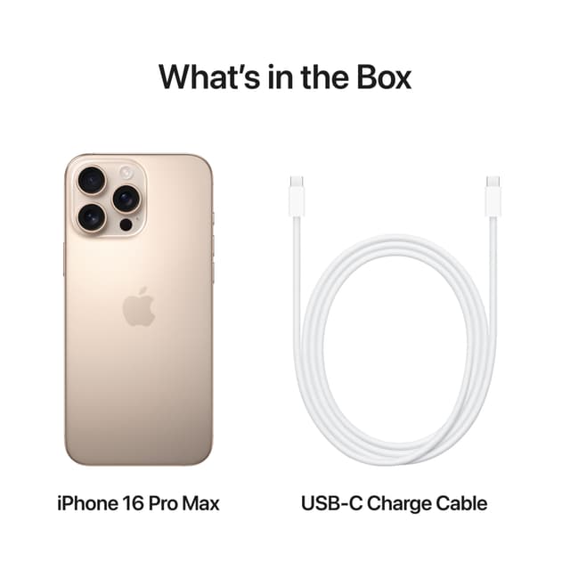 iPhone 16 Pro Max 5G smartphone 512GB (Desert Titanium)