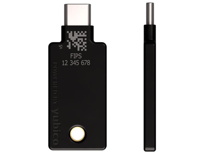 Yubico YubiKey 5C NFC FIPS FW 5.4 USB-C, 1 Stück YubiKey 5 FIPS-Series