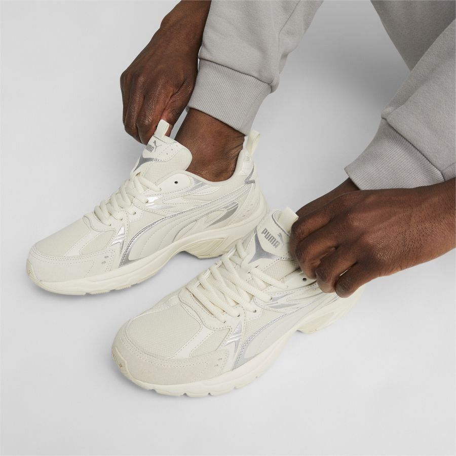 PUMA Milenio Tech Suede Chaussures - Blanc