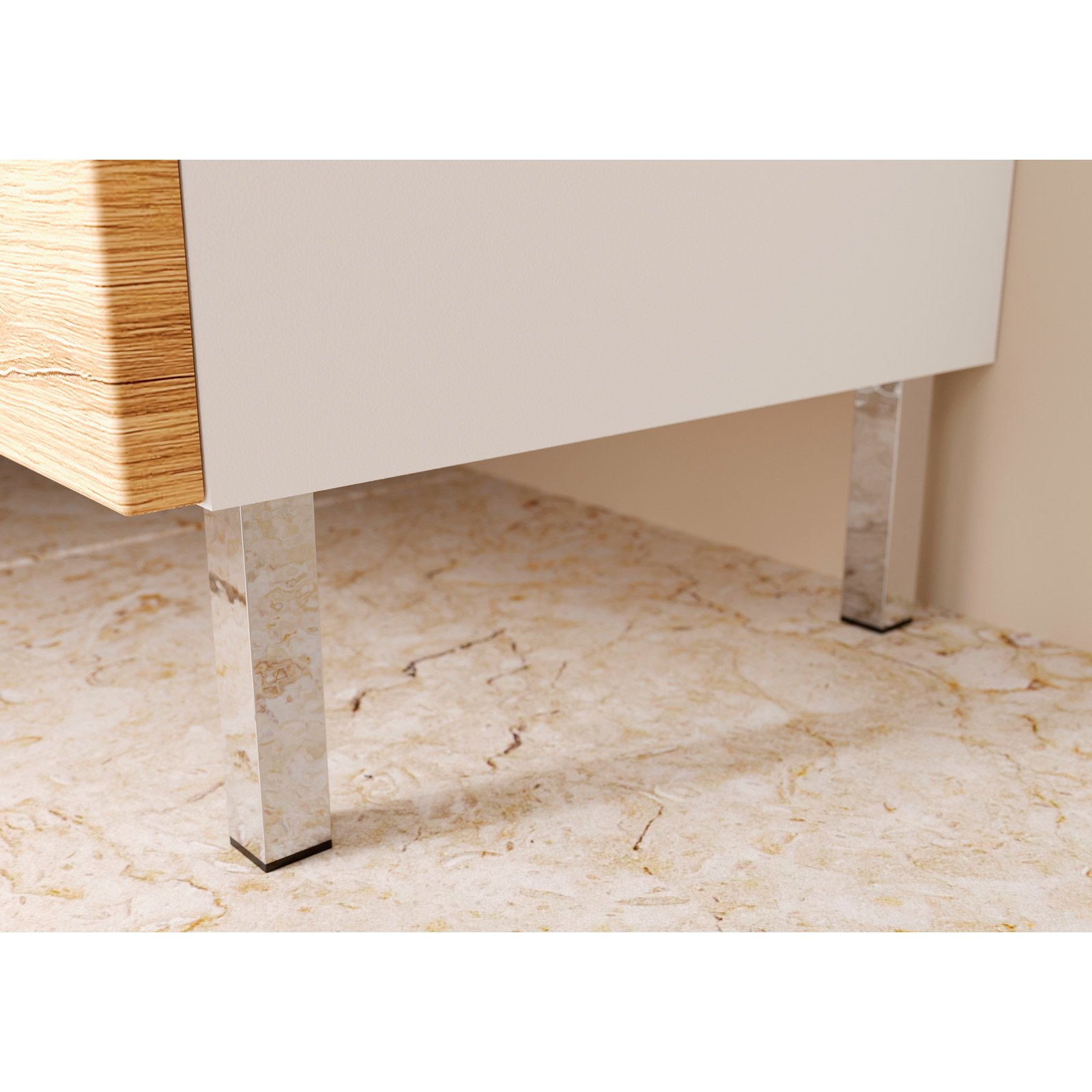 Lavaboy Torra Dekor weiss/Eiche 60 x 56 x 34 cm