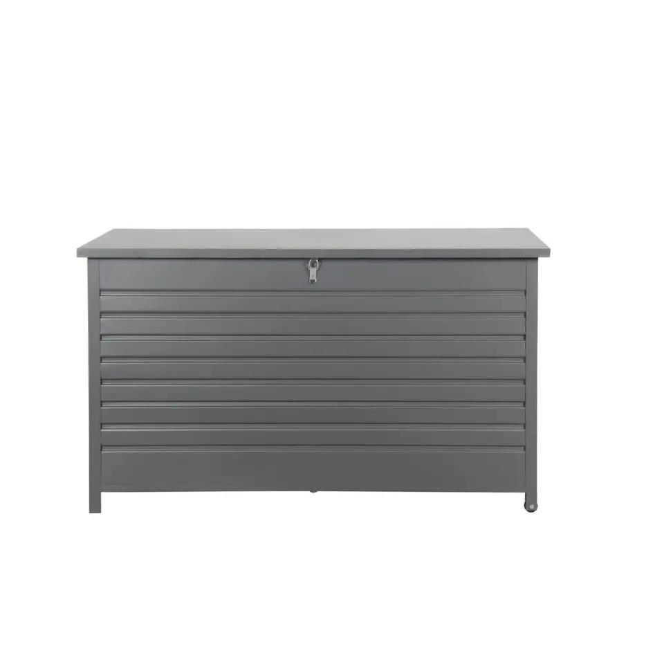 Cambridge kussenbox - aluminium - 170x97,5 cm - carbon black