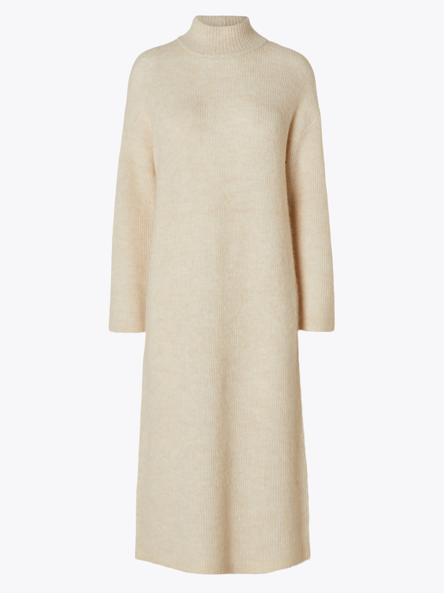Maline Long Sleeve Knit Dress High Neck