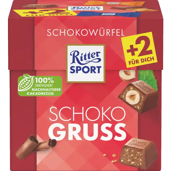 Schokowürfel Schokogruss