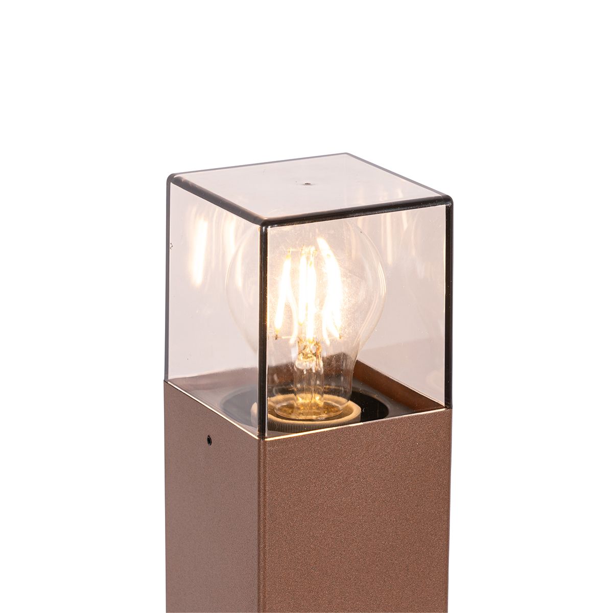 Buitenlamp 70 cm roestbruin met grondpin en kabelmof - Denmark
