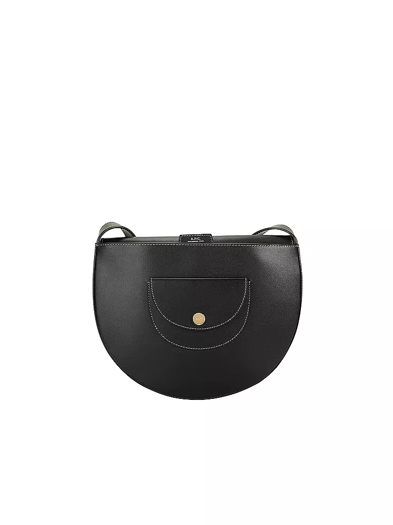 A.P.C. Ledertasche - Umhängetasche POCKET schwarz