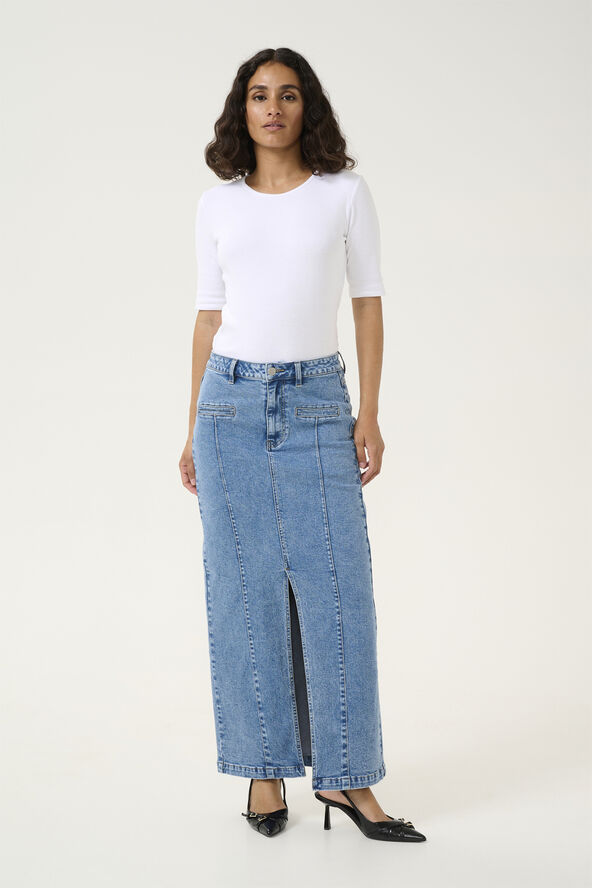 Kaffe KAthroa Denim Skirt Medium blue denim